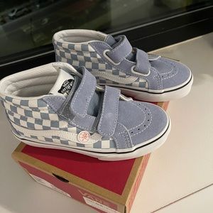 Vans Blue Suede Kids Sneakers